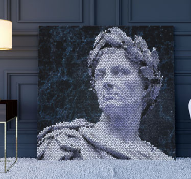 Mosaico romano antiguo fotómozaik vászon - TenStickers