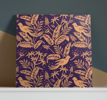 Pajaros vintage fali nyomatok - TenStickers