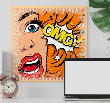 Pop art arc vászon art - TenStickers