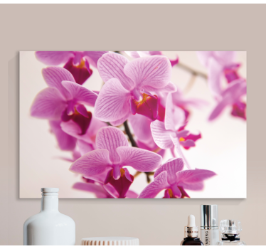 Ragyogó orchidea virág virágvászon - TenStickers