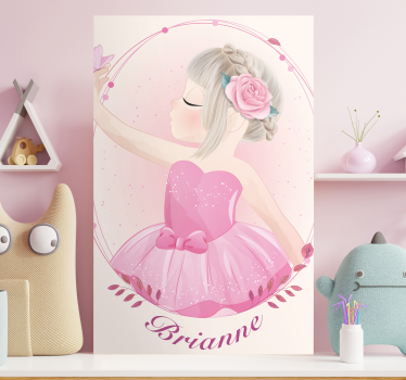 Színházi táncos név vászon fal art - TenStickers