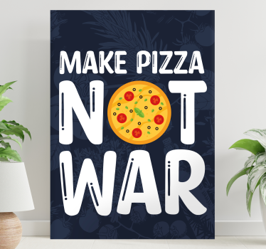 Szórakoztató idézetek, hogy pizza fal art idézet nyomatok - TenStickers