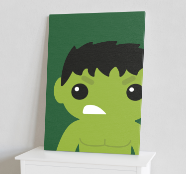 Szuperhősök hulk infantil szuperhős keretes falikép - TenStickers