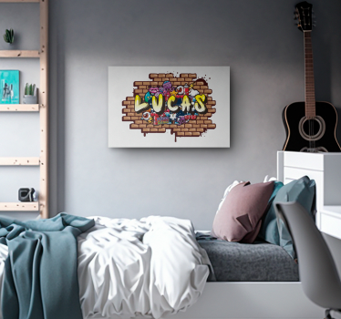 táblázatok gyerek hálószoba eredeti egyedi graffiti - TenStickers