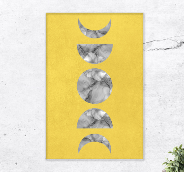 Természet fázisai vászon absztrakt - TenStickers