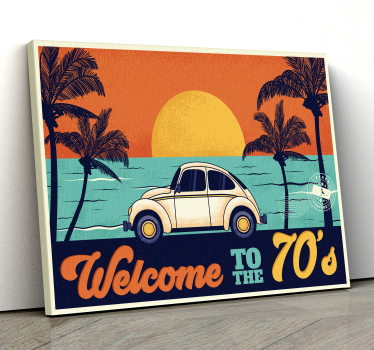 Üdvözöljük a 70-es évek vintage fali nyomataiban - TenStickers