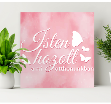 Üdvözöljük az otthonomban szép design fali art idézetek nyomatok - TenStickers