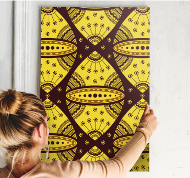 Vászon absztrakt geometrikus elrendezés - TenStickers