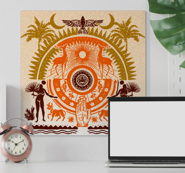 Vászon buddha - spirituális természetkép - TenStickers