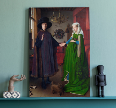 vászon Művészet a Arnolfini Portré festménye egy festmény, amelye - TenStickers
