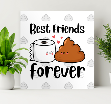 Wc vicces idézet design fali művészeti nyomatok - TenStickers