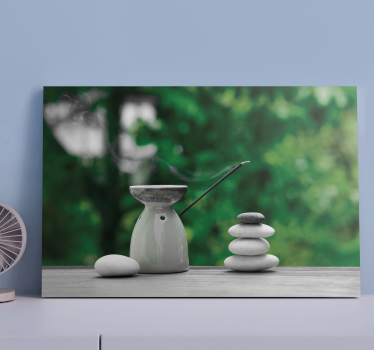 Zen fürdőszoba zen vászon fal art - TenStickers