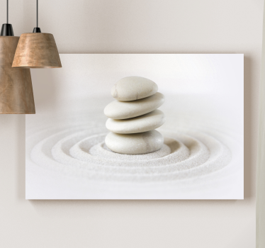 Zen kövek verem vászon fal art - TenStickers