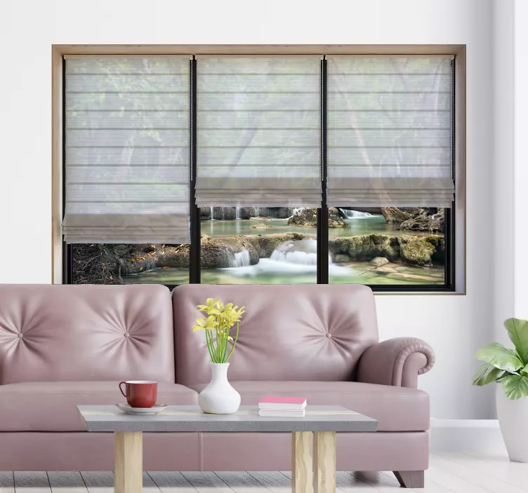 3d-s táj nappali fal matrica - TenStickers