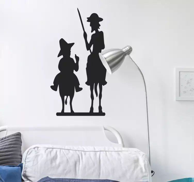Matrica don quixote és sancho - TenStickers