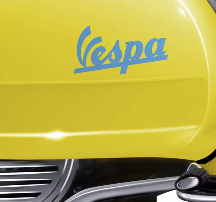 Vespa motorkerékpár vinyl matrica - TenStickers
