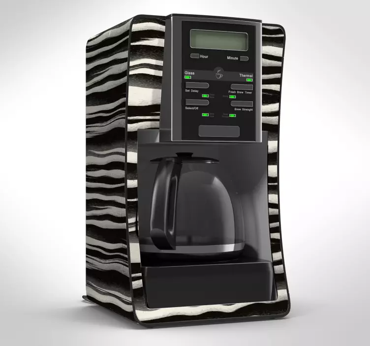 Zebra bőr bútor matrica - TenStickers