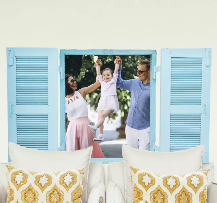 Trópusi tengerparti vizuális effektusok matrica - TenStickers