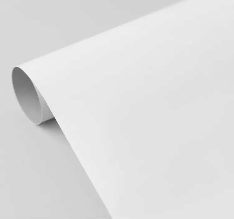 Fehér sima vinyl falra - TenStickers