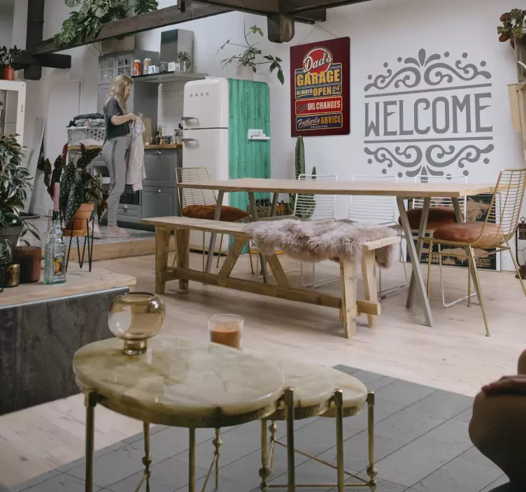 Menta érlelt fémes textúrájú hűtőmatrica - TenStickers