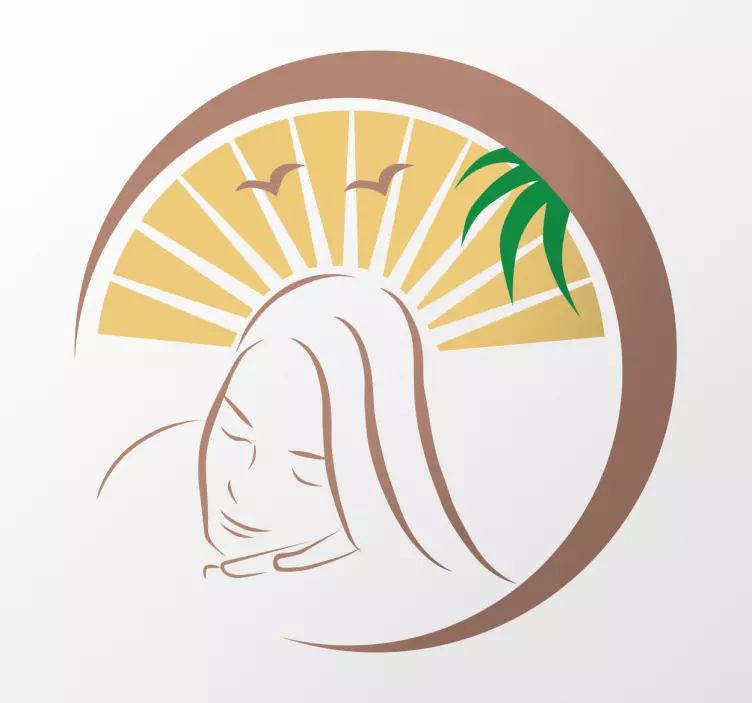 Spa masszázs fal vinyl matrica - TenStickers