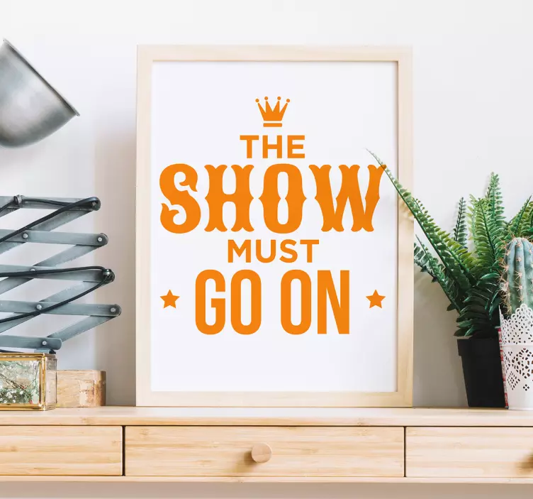 Királynő tipográfiai üzenet lírai fal matrica - TenStickers