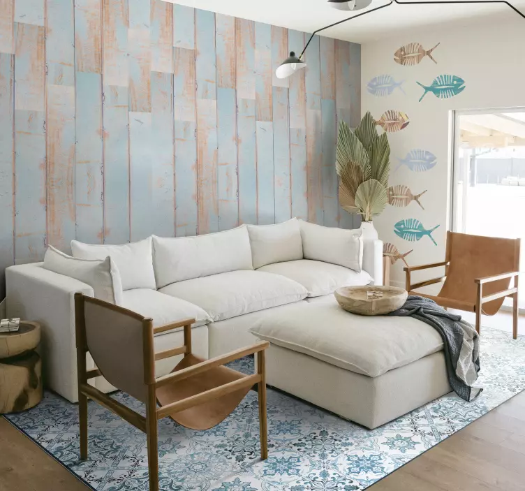 Sziluett hal tengeri állat fal matricák - TenStickers