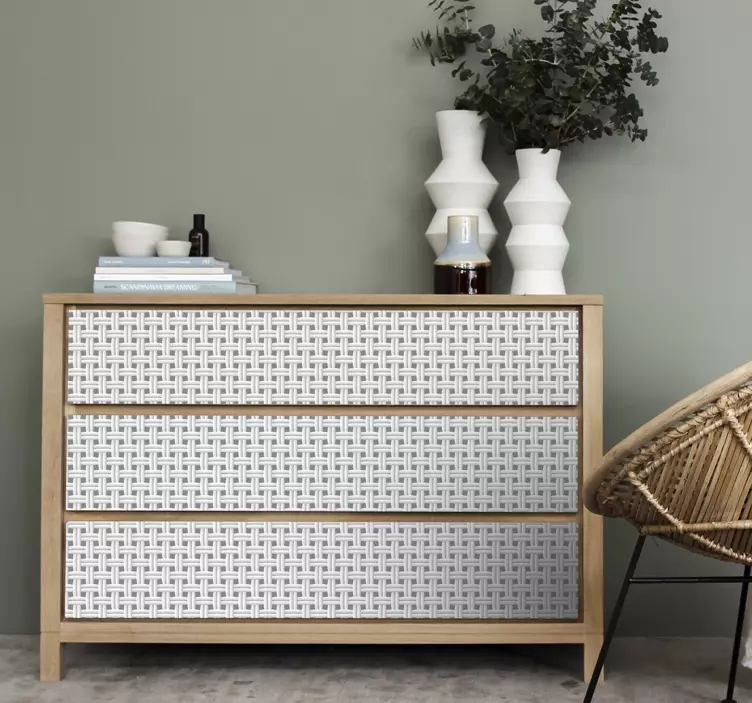 Szőtt textúra minta bútor matrica - TenStickers