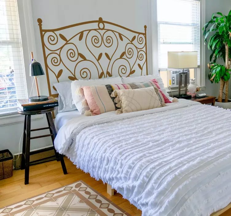 Kovácsoltvas fejtámla falmatrica - TenStickers