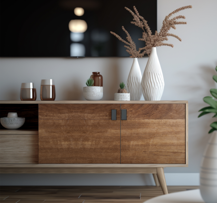 Bútor falmatrica textura madera marrón - TenStickers