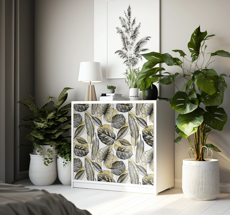 Bútor falmatrica plantas tropicales elegantes - TenStickers