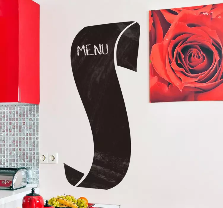 Menü palatábla matrica - TenStickers