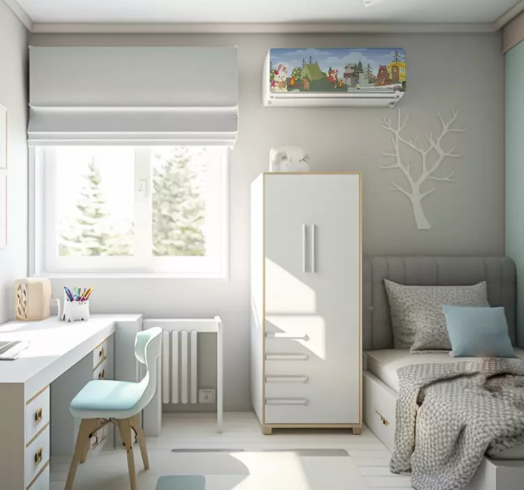 Állat matrica állattábor - TenStickers