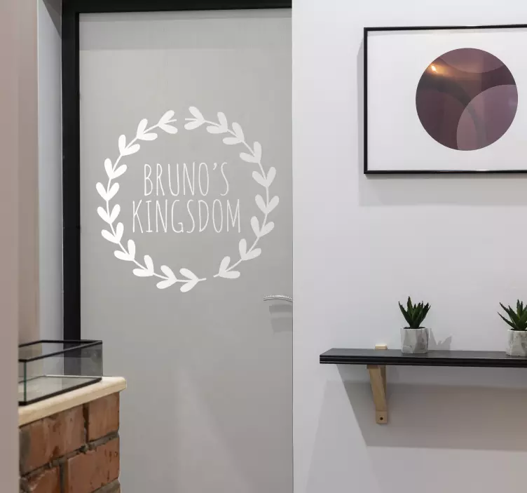 Személyre szabott szoba gyerek matrica - TenStickers