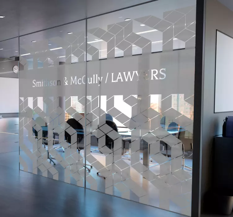 matrica hivatal háromszög alakú geometriai minta szabályozható ko - TenStickers