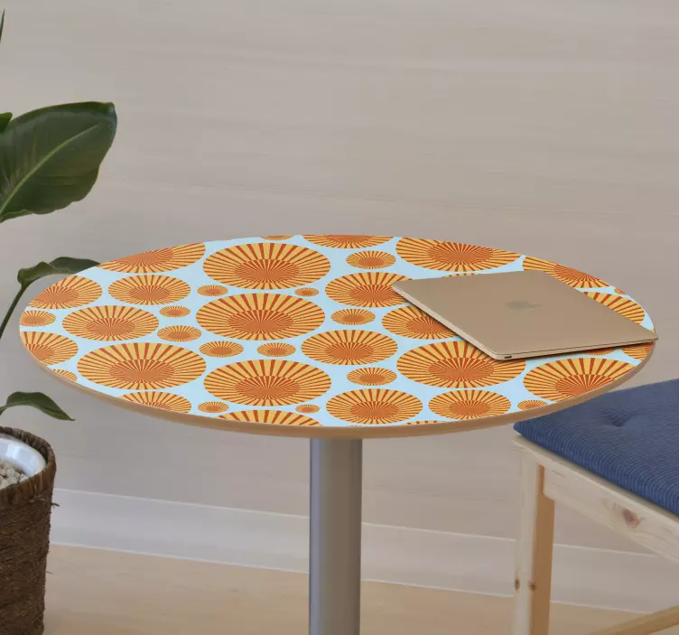 70-es évek napsütéses bútor matrica - TenStickers