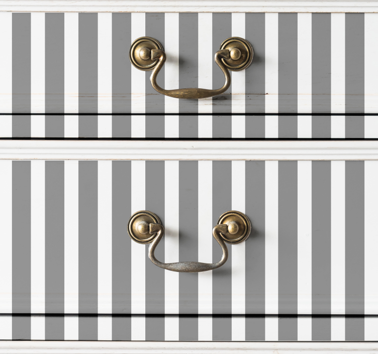 Függőleges vonalakkal bútor matrica - TenStickers