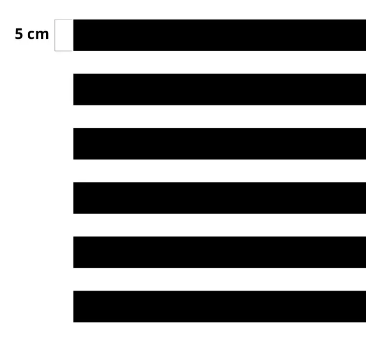 Vízszintes vonalakkal bútor matrica - TenStickers
