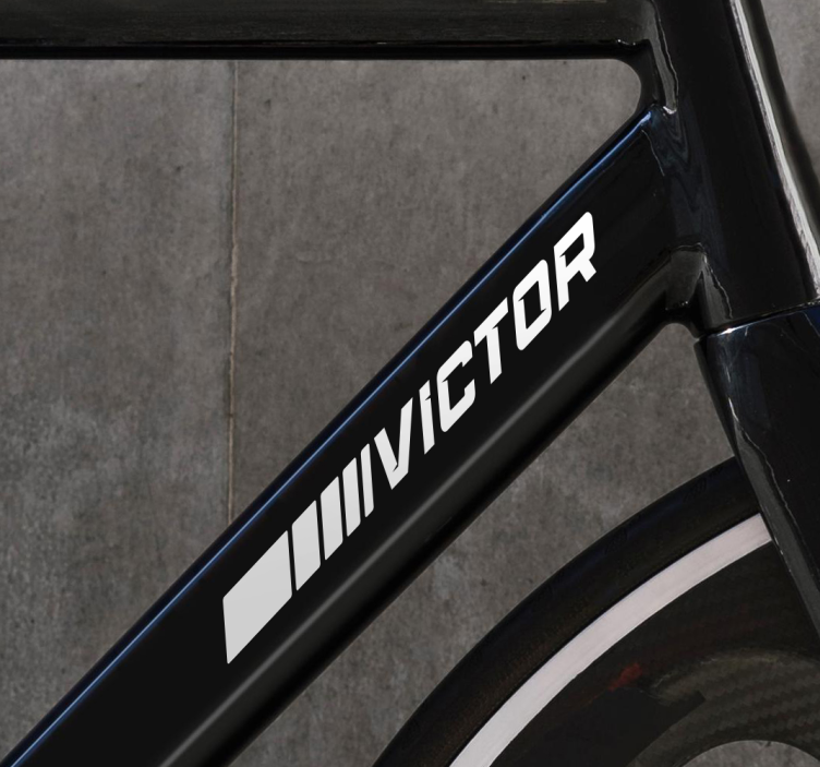 Sportos stílus matrica bicikli - TenStickers