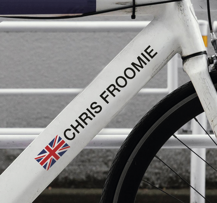 Országúti kerékpár matrica bicikli - TenStickers