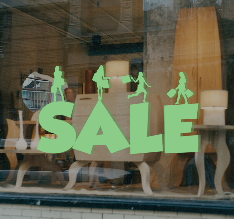 üzleti értékesítési tábla matrica akciós matricák - TenStickers