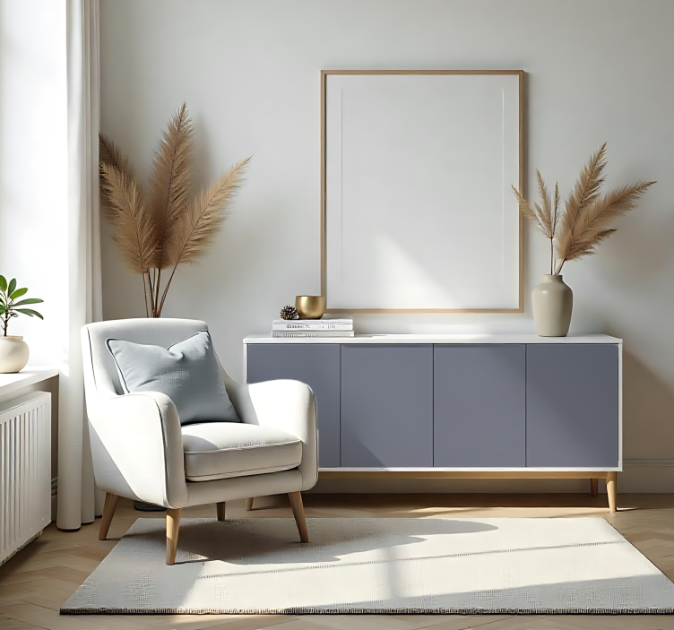 Matt semleges szürke egyszínű ívmatrica - TenStickers