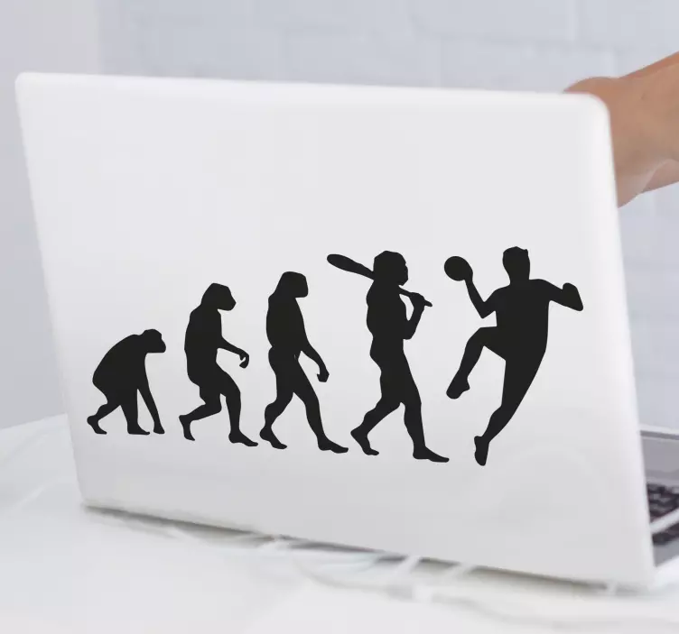 A kézilabda laptop matricájának evolúciója - TenStickers
