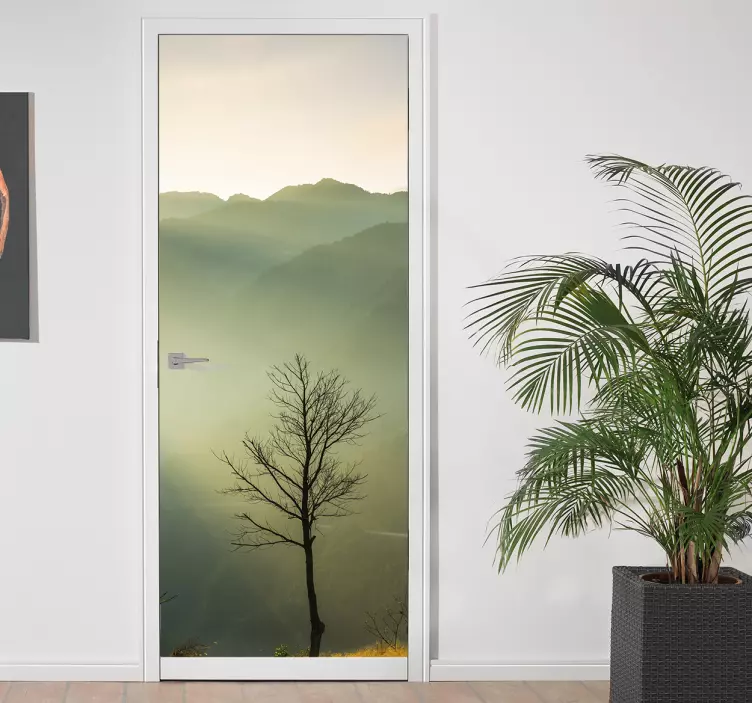 A természet ajtó bakelit matricájához - TenStickers