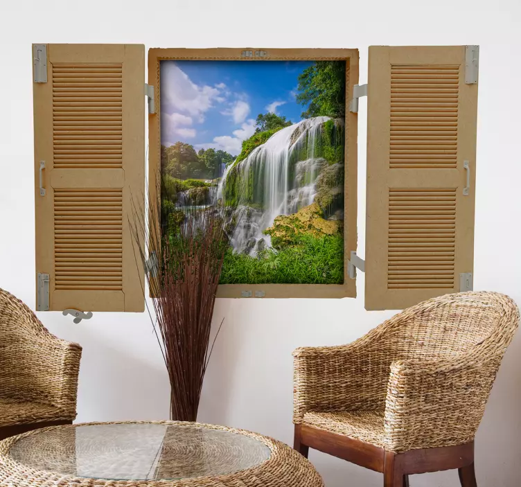 Ablak matrica dzsungel - TenStickers