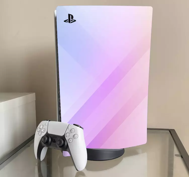 Absztrakt banner sablon ps5 matrica - TenStickers