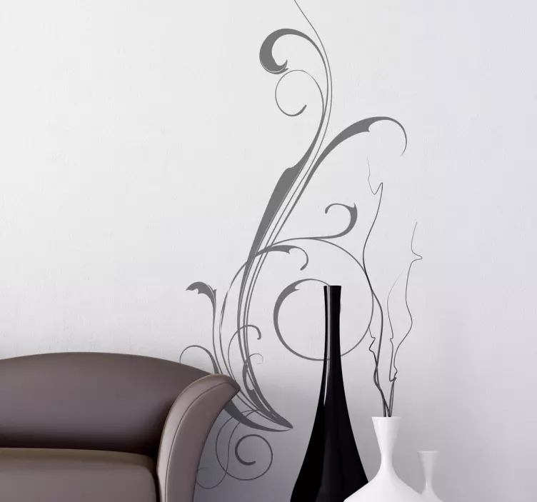 Absztrakt filigrán matrica - TenStickers