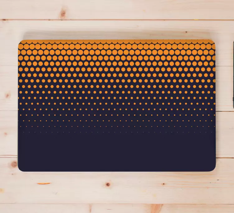 Absztrakt árnyalatok gradiens minta laptop bőr - TenStickers