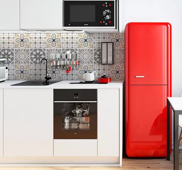 Amiaz cement csempe matrica - TenStickers