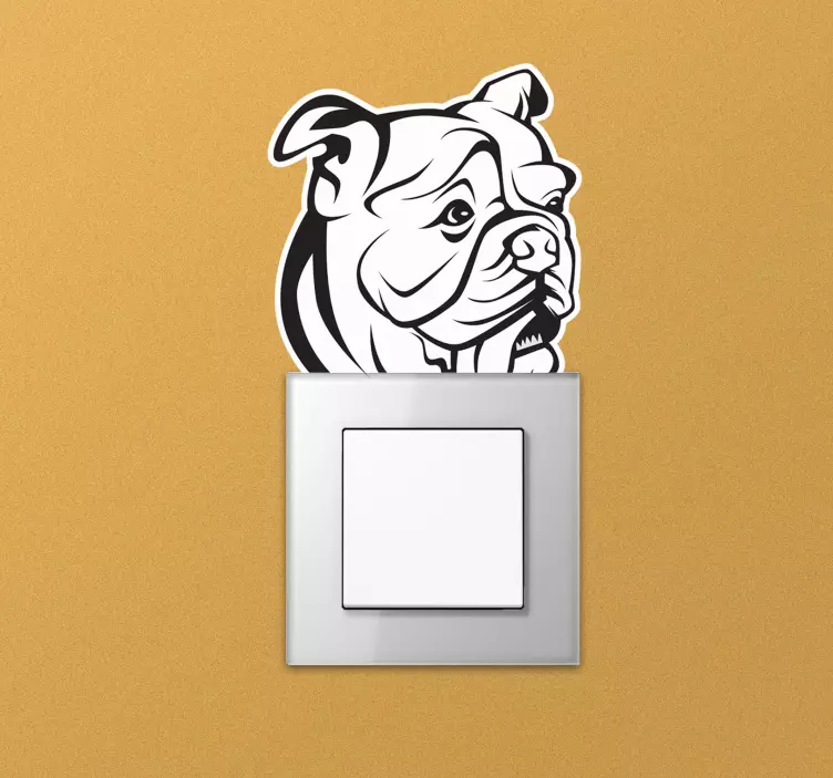Angol bulldog falimatrica - TenStickers